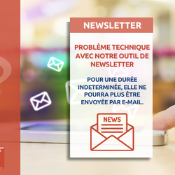 Information importante concernant notre newsletter !